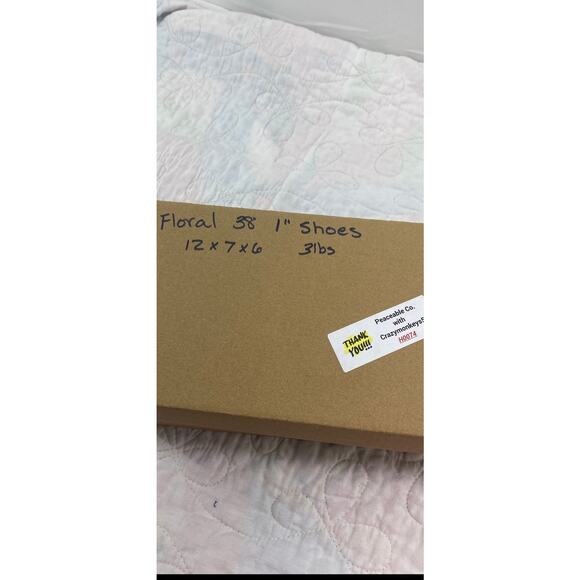 New Floral women’s 38 strap block Heels - Picture 6 of 6